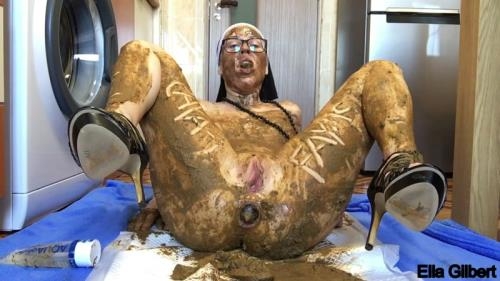 Full of shit nun - Extreme Solo Scat [FullHD] - Scat